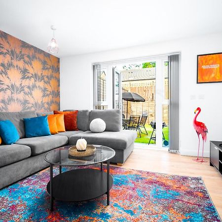 Luxury City Centre 5 Bed House With En-Suite, Bbq, On-Site Parking By Azura Nights Birmingham Dış mekan fotoğraf